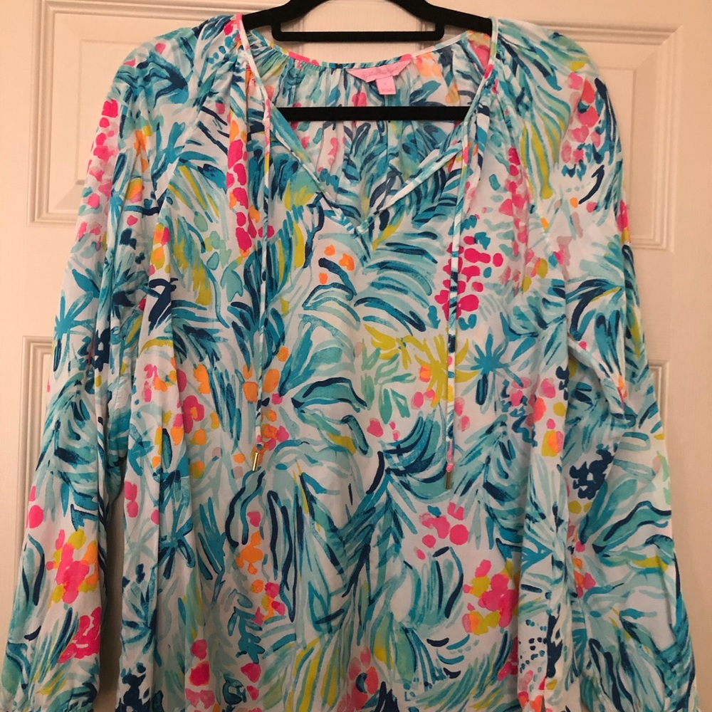 Lilly Pulitzer Elsa top. Size Large